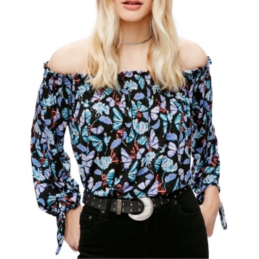 Free People Womens Lexington Pullover Blouse